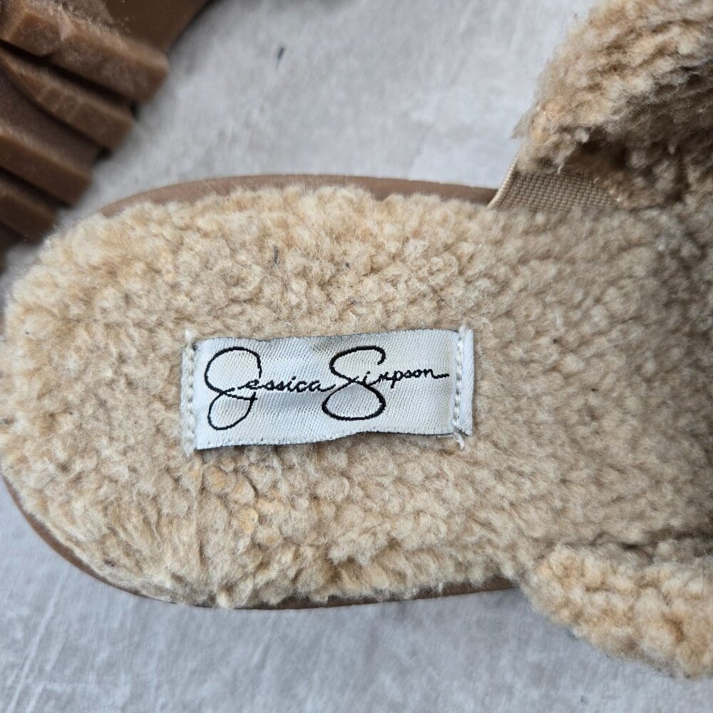 Jessica Simpson Brown and Tan Mules - Picture 11 of 12